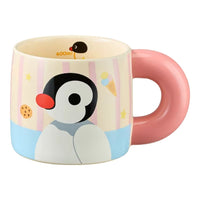 Pingu Ceramic Mug - Kawaii Anime Character Coffee Cup