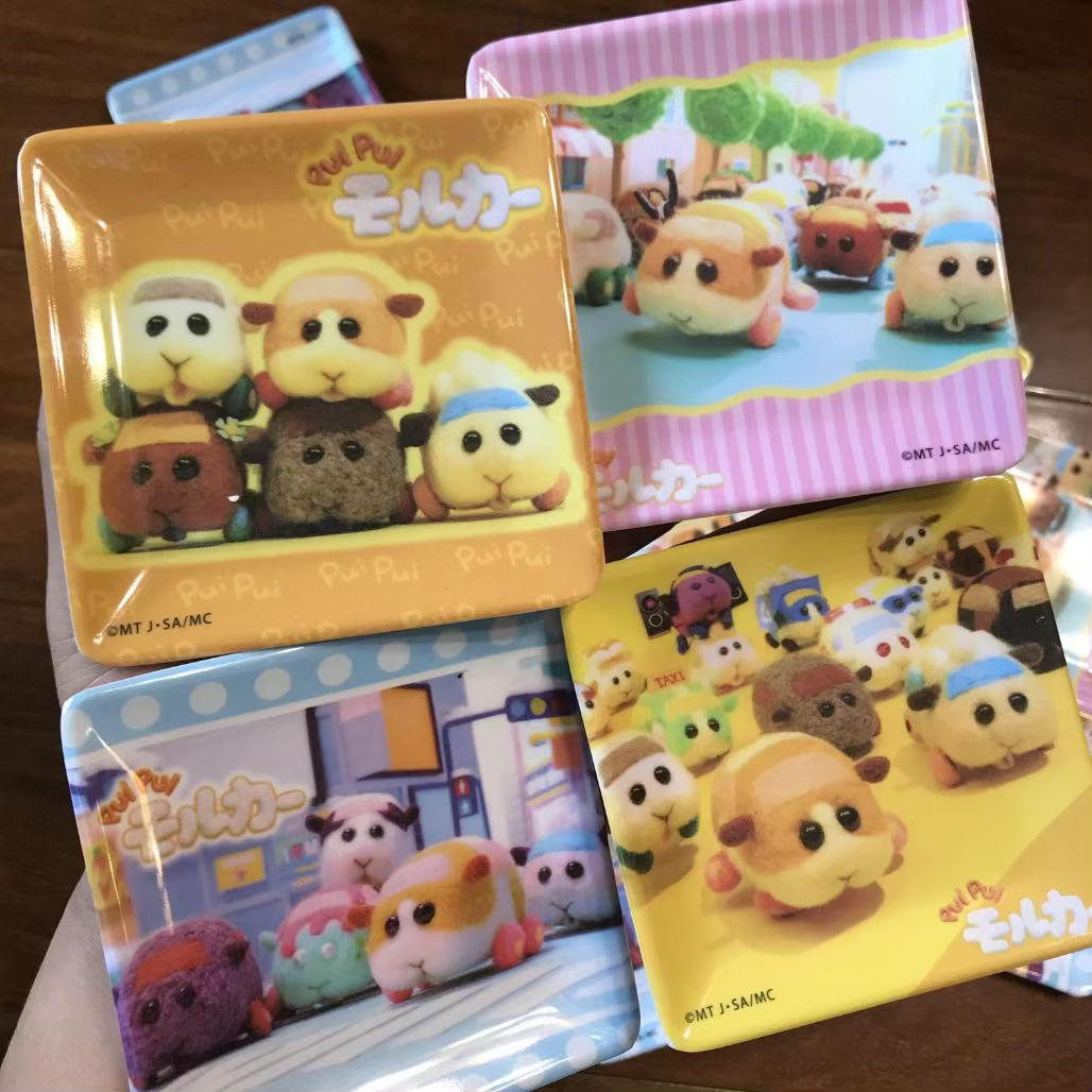 Pui Pui Molcar Plate - Bandai Melamine Dish