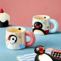 Pingu Ceramic Mug - Kawaii Anime Character Coffee Cup