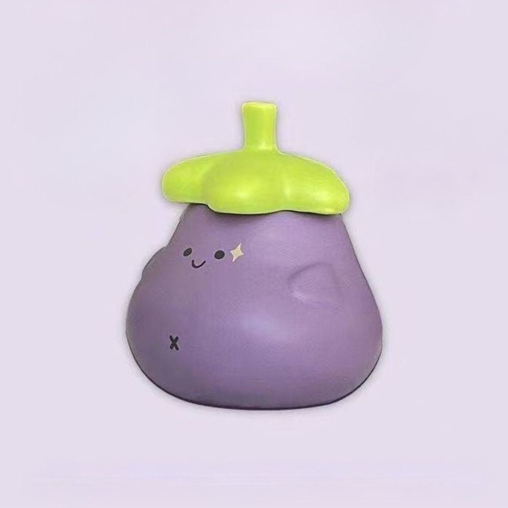Cute Eggplant Anime Ceramic Mug with Lid - FIHEROE.