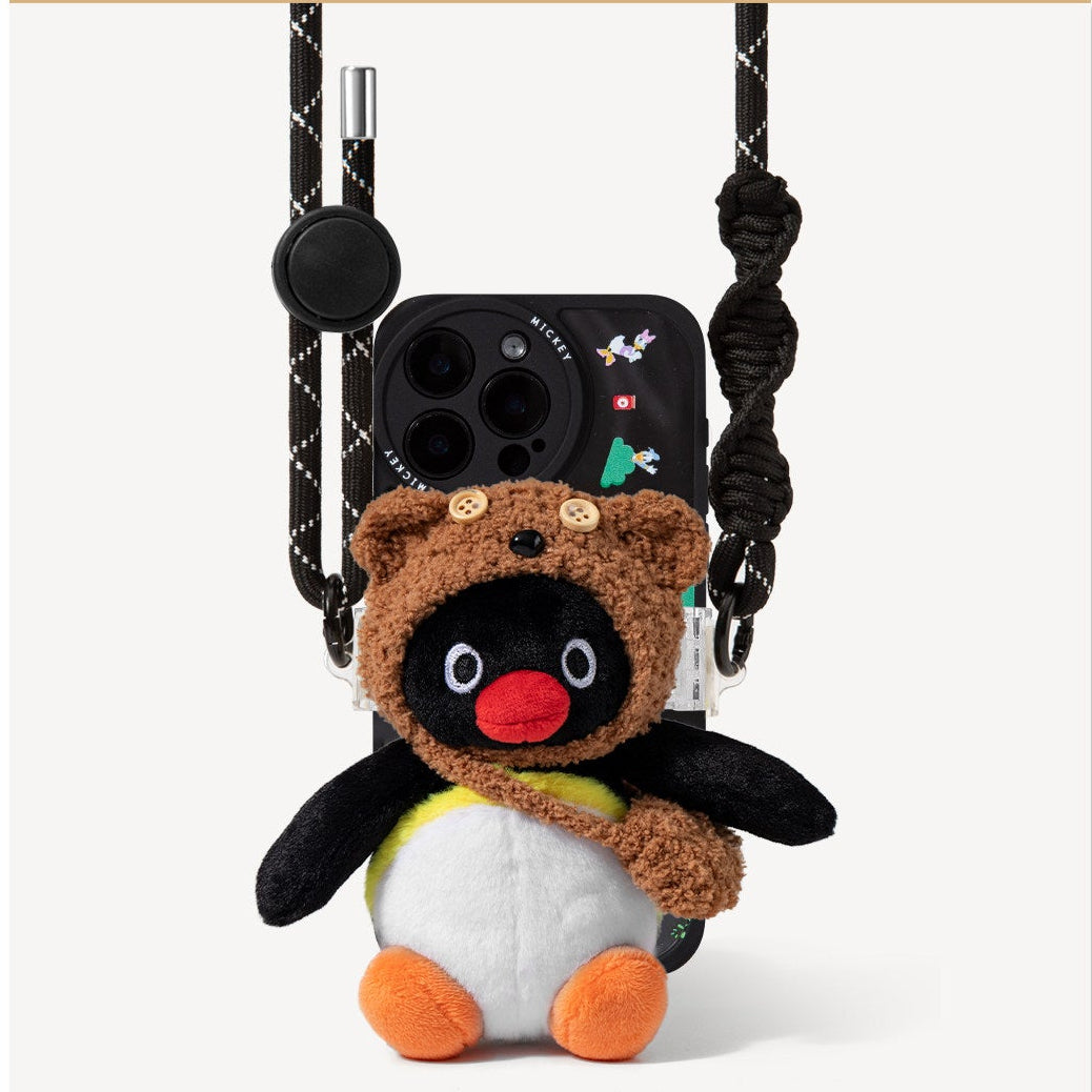 Pingu Penguin Plush Crossbody Phone Bag