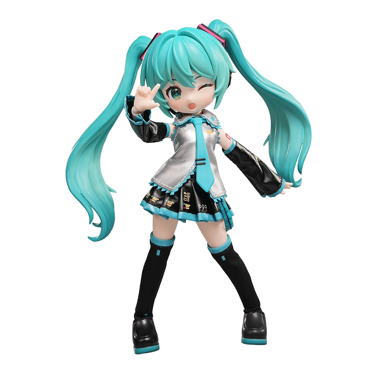 In stock Bilibili Brook building blocks Qiyu Edition VOCALOID Hatsune Miku official outfit finished model
