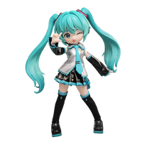 In stock Bilibili Brook building blocks Qiyu Edition VOCALOID Hatsune Miku official outfit finished model