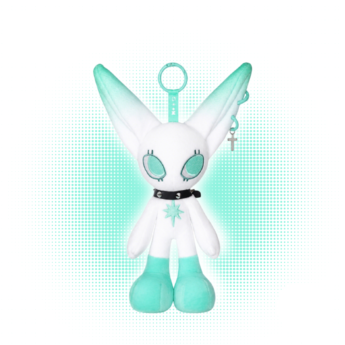 X2HOMME Moos Starry Plush Bag Charm Keychain