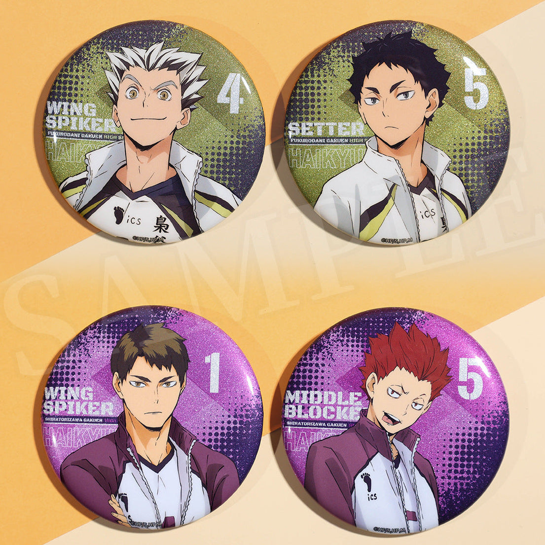 Haikyuu!! S4 Jacket Series Character Pin Badge