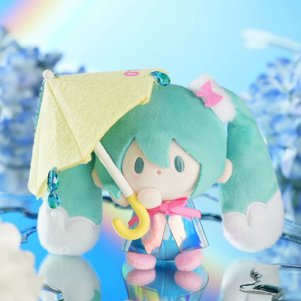 Genuine Hatsune Miku Hatsune Yuyin series babyQ plush doll pendant miku official millet