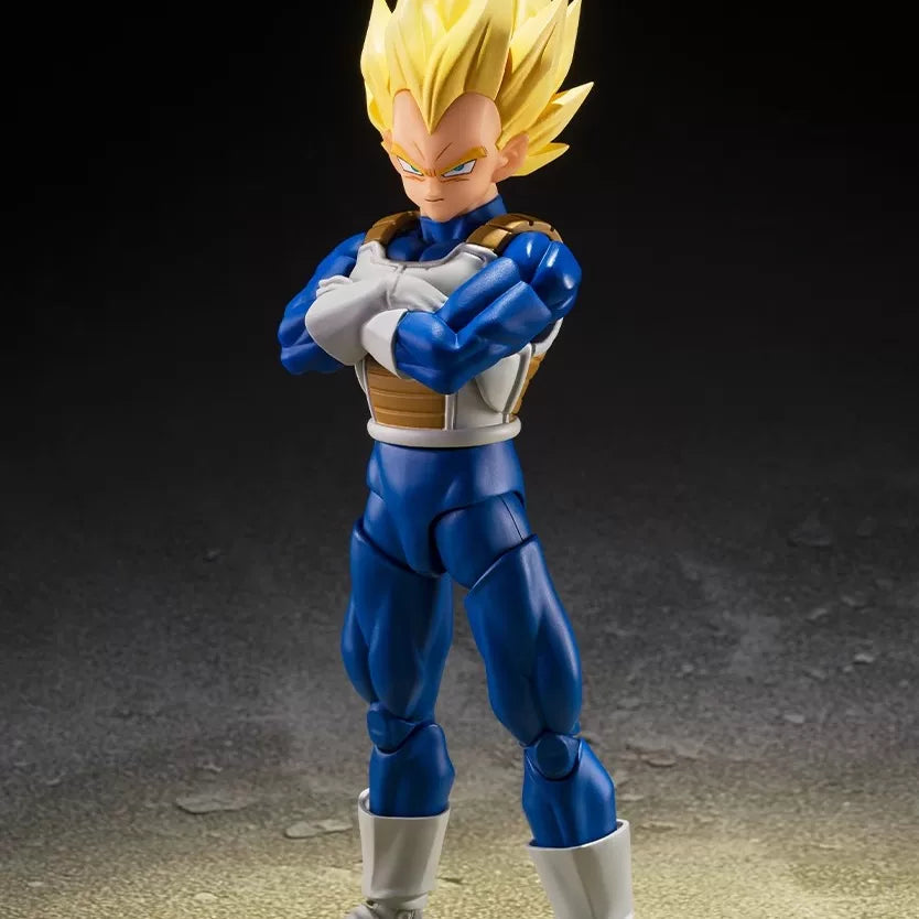 In stock Bandai SHF Dragon Ball Vegeta Dangerous Pride Pride 3.0 Articulated Figure