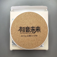 Genuine MOEYU Hatsune Miku Miku Raw Summer Flower Series ceramic coaster mat Guan Guzi anime merchandise