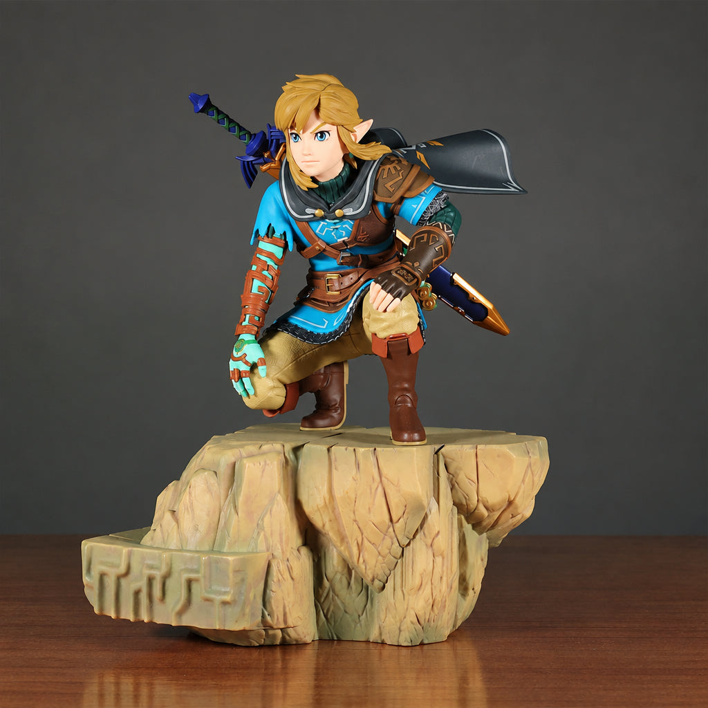 The Legend of Zelda Tears of the Kingdom Link Figure Display