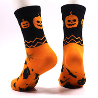 Halloween Cotton Crew Socks – Unisex Novelty Gift