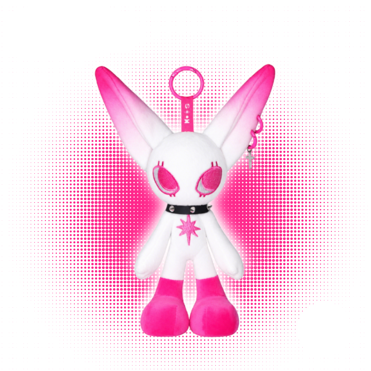 X2HOMME Moos Starry Plush Bag Charm Keychain