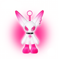 X2HOMME Moos Starry Plush Bag Charm Keychain