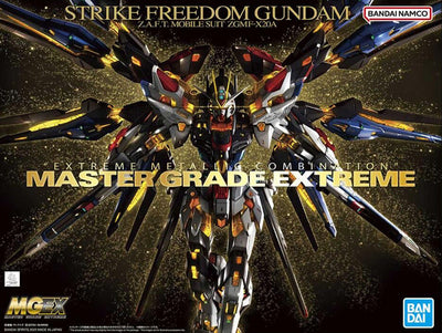 Bandai MGEX SEED STRIKE FREEDOM X20A Strike Freedom Gundam assembly model