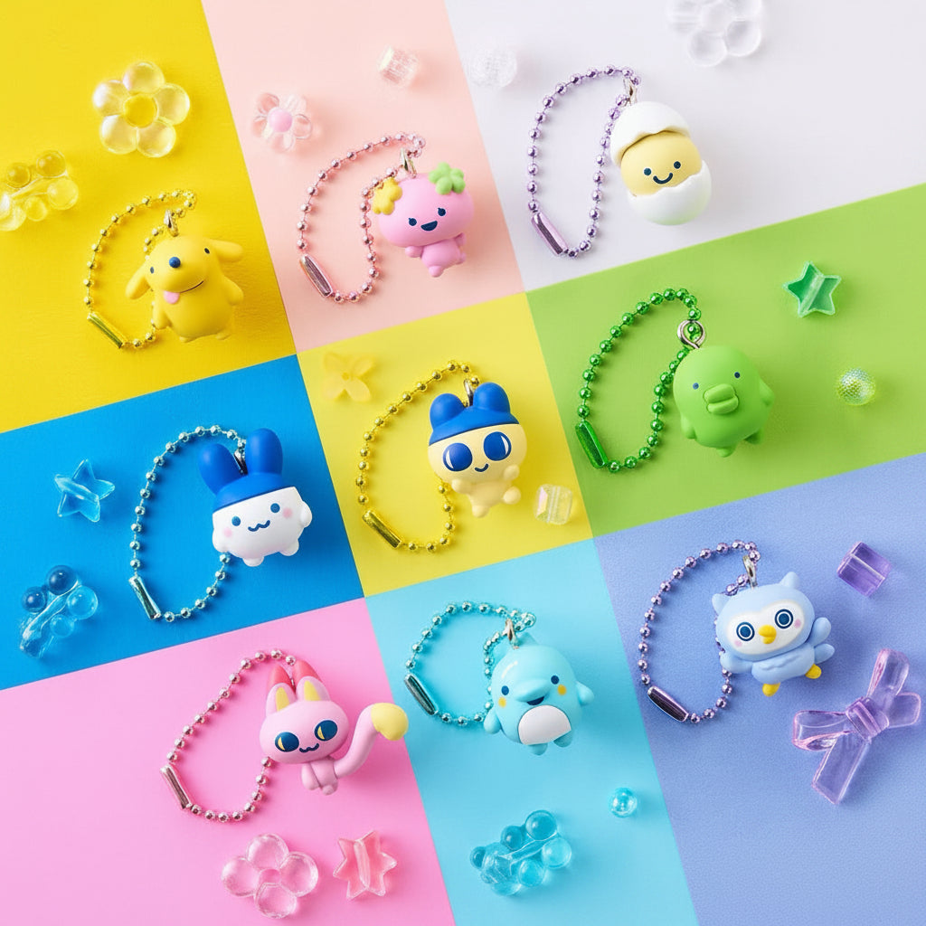 Bandai Tamagotchi BOX2 Blind Box Keychain Set