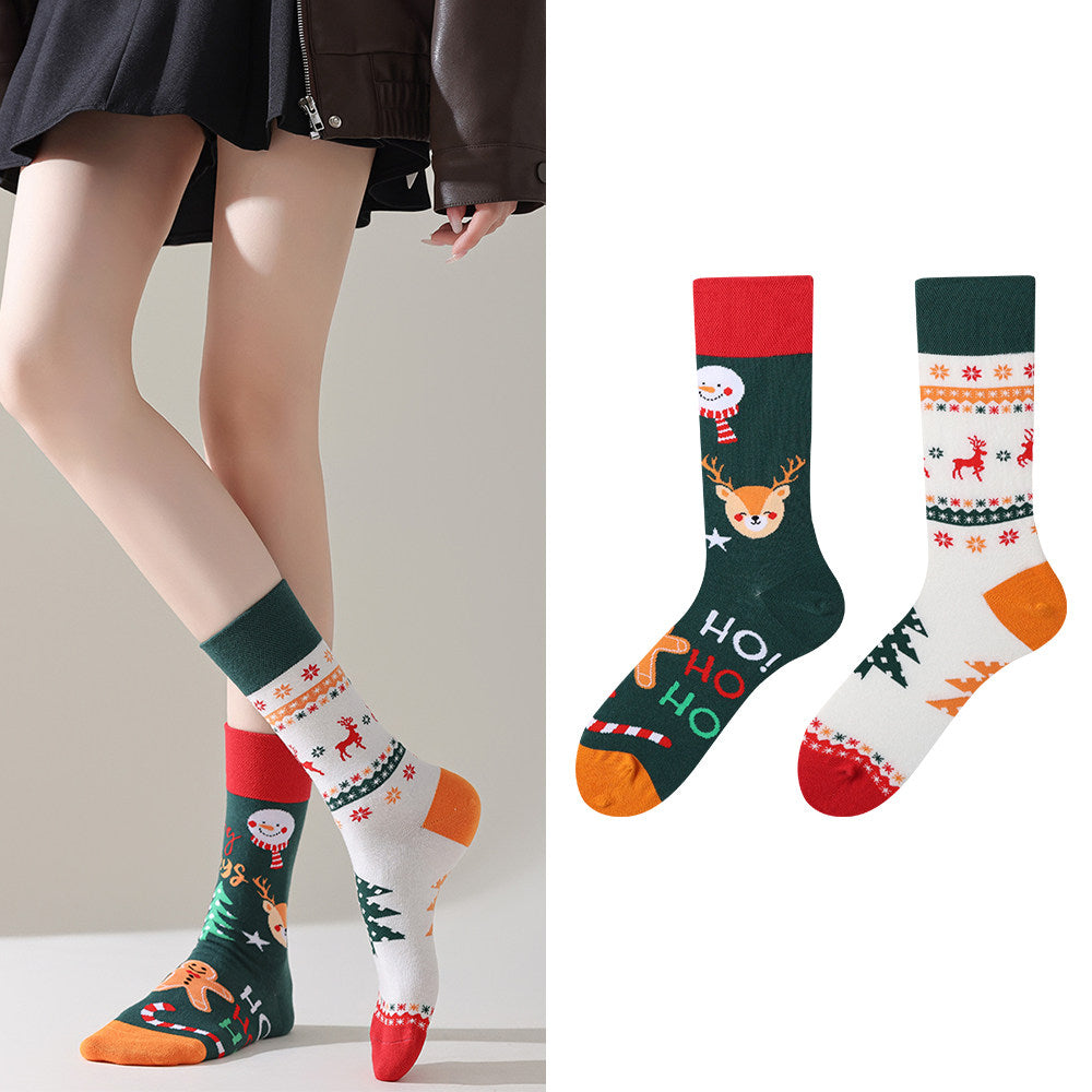 Mismatched Novelty Crew Socks | 2-Pair Set