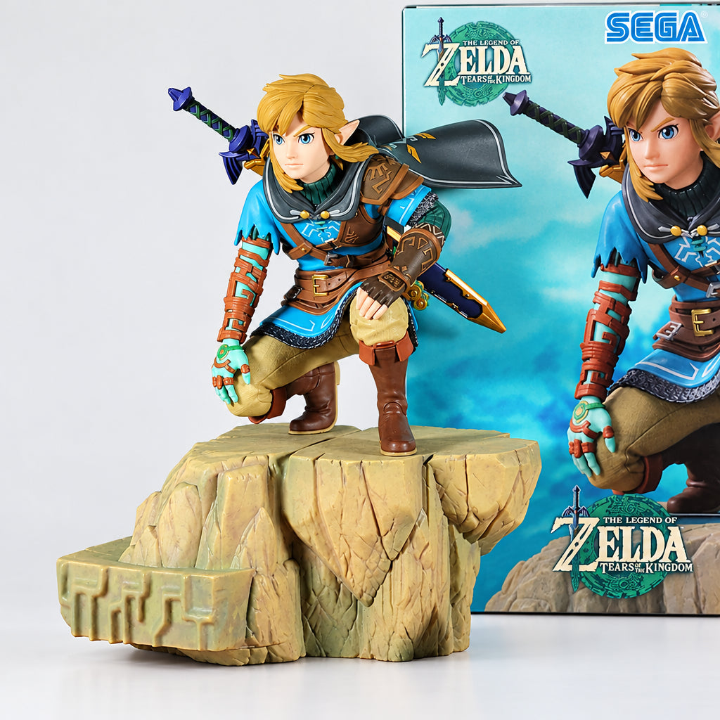 The Legend of Zelda Tears of the Kingdom Link Figure Display
