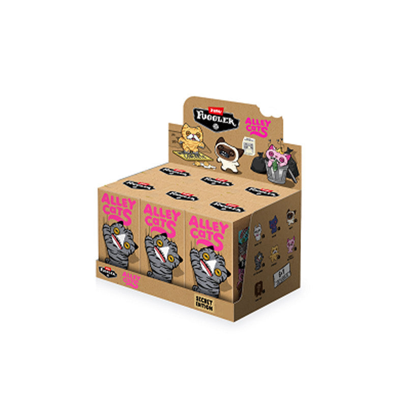 Fuggler Alley Cats Plush Keychain Blind Box Bag Charm Series