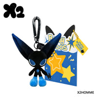 X2HOMME babymoos original plush plush couple bag pendant 2D figurine toy gift