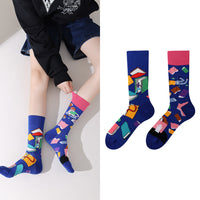 Mismatched Novelty Crew Socks | 2-Pair Set