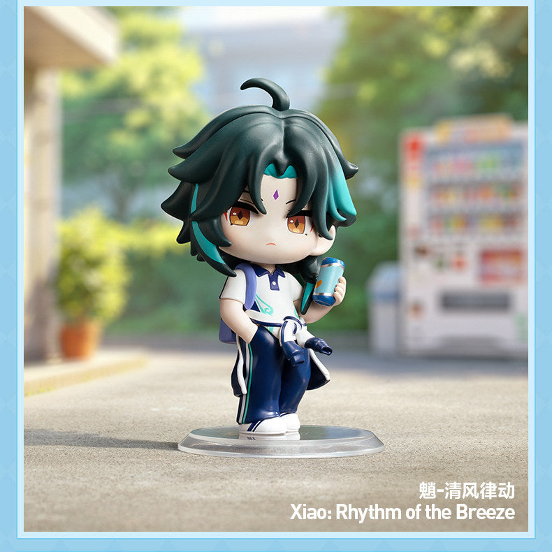 POPMART Genshin Impact Academy Light and Shadow Poetry Q-version Series Figure Blind Box Carnival Gathering Decoration Gift