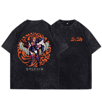 Shurato Garuda Anime Washed Cotton Graphic Tee