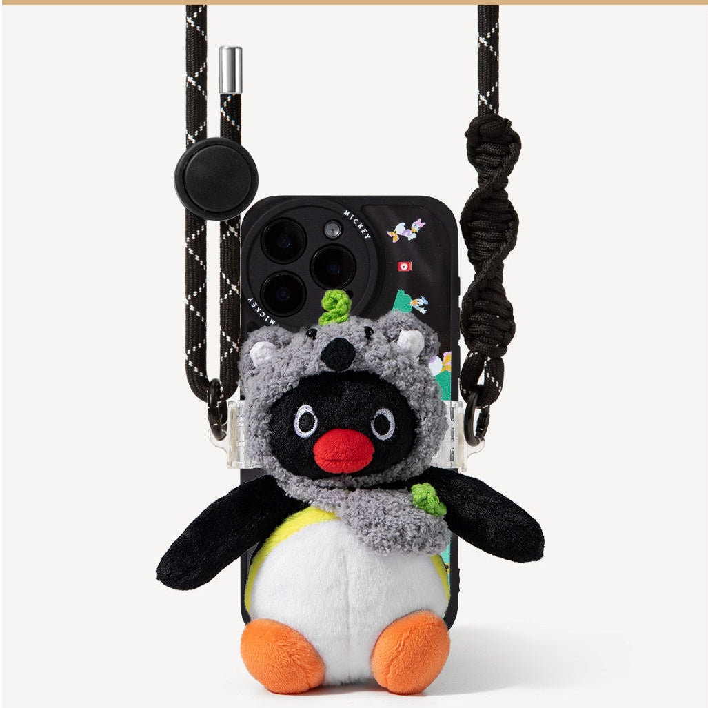 Pingu Penguin Plush Crossbody Phone Bag