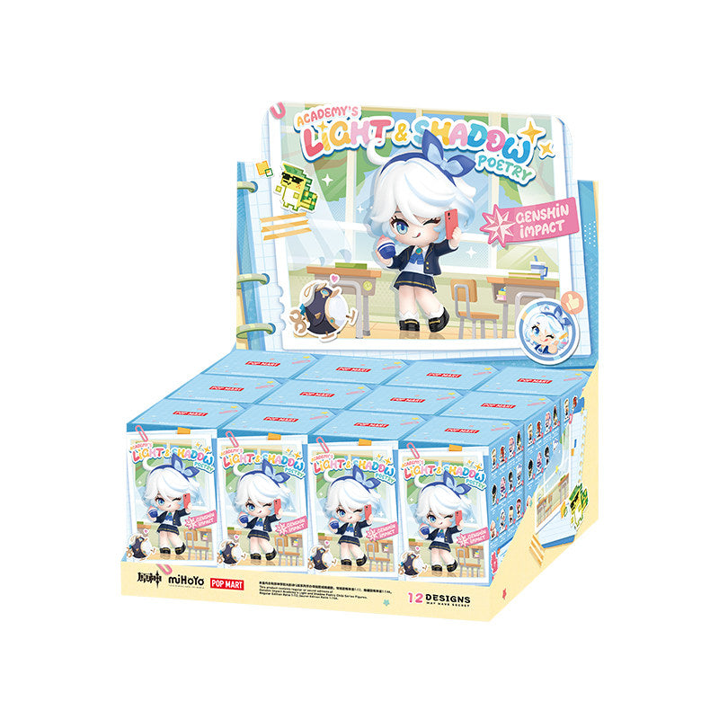 POPMART Genshin Impact Academy Light and Shadow Poetry Q-version Series Figure Blind Box Carnival Gathering Decoration Gift