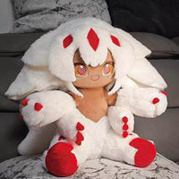 GSC Made in Abyss Faputa plush doll, smiling and serious character versions shown side by side