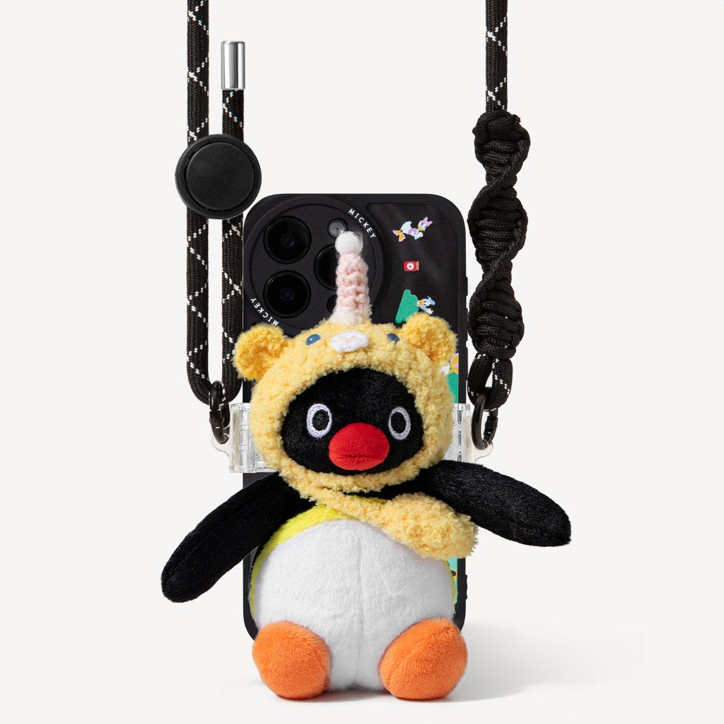 Pingu Penguin Plush Crossbody Phone Bag