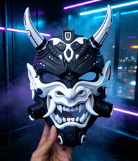 Oni Demon Samurai Mask | Cyberpunk Mecha Cosplay