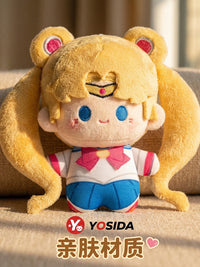 Japan YOSIDA Sailor Moon Tsukino rabbit bag pendant anime cotton doll girl heart birthday present