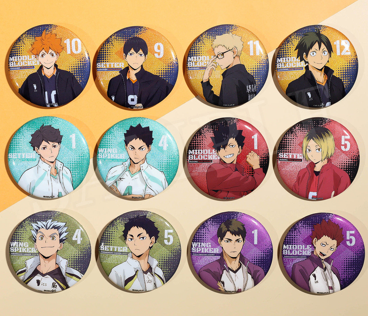 Haikyuu!! S4 Jacket Series Character Pin Badge