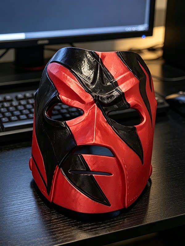 Anime merchandise Red Magic cosplay 3D printed masks and Halloween props can be worn with performance masks