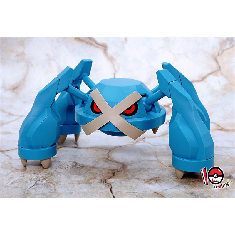 In-stock genuine Pokémon Metagross assembly model, large articulated transforming figure collectible
