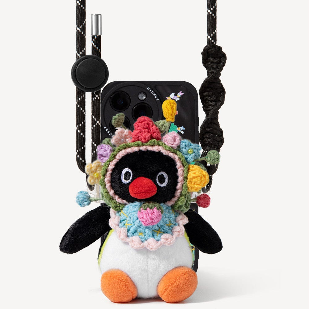 Pingu Penguin Plush Crossbody Phone Bag
