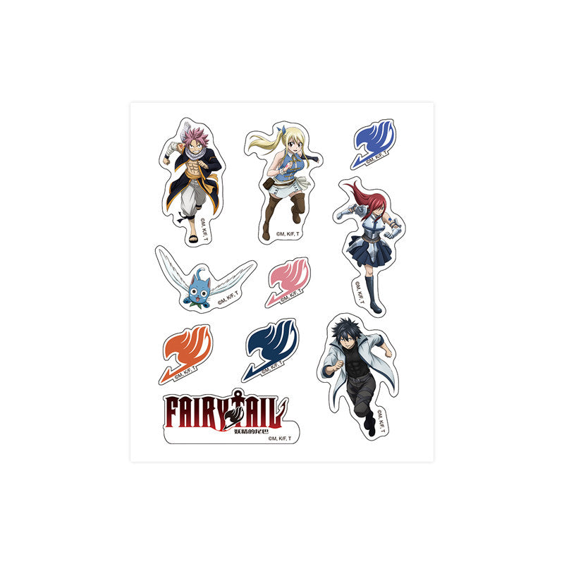 Fairy Tail Official Genuine Sticker Anime Periphery Naz Lucy Gray Decorative Small Sticker Stationery