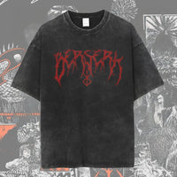 Berserk Vintage Washed Anime Graphic T-Shirt