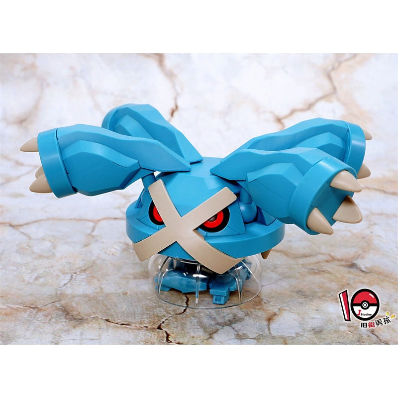 In-stock genuine Pokémon Metagross assembly model, large articulated transforming figure collectible