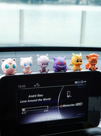 Pokémon Mini Figures Car Dashboard Ornament Set