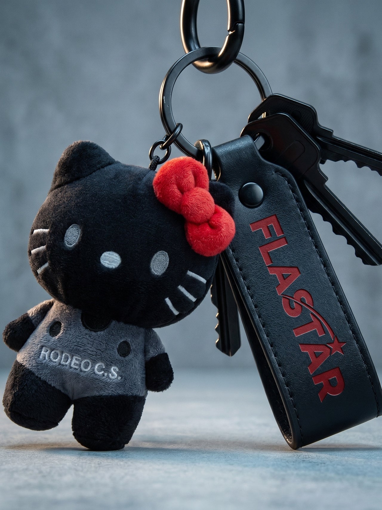Hello Kitty FLASTAR Plush Bag Charm Keychain 10CM