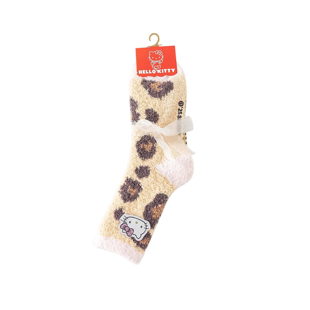Hello Kitty Leopard Coral Fleece Socks