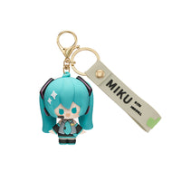 Hatsune Miku Mini Soft Rubber Figure Bag Charm Keychain Doll