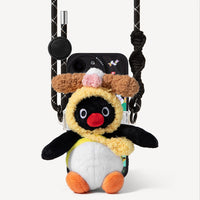 Pingu Penguin Plush Crossbody Phone Bag