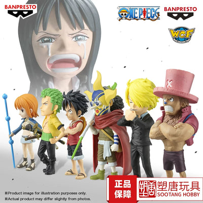 Bandai Glasses One Piece WCF Justice Island 1 & Justice Island 2 & Story Line Robin Luffy