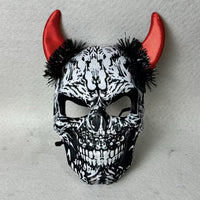 Skull Devil Mask with Horns | Halloween Cosplay