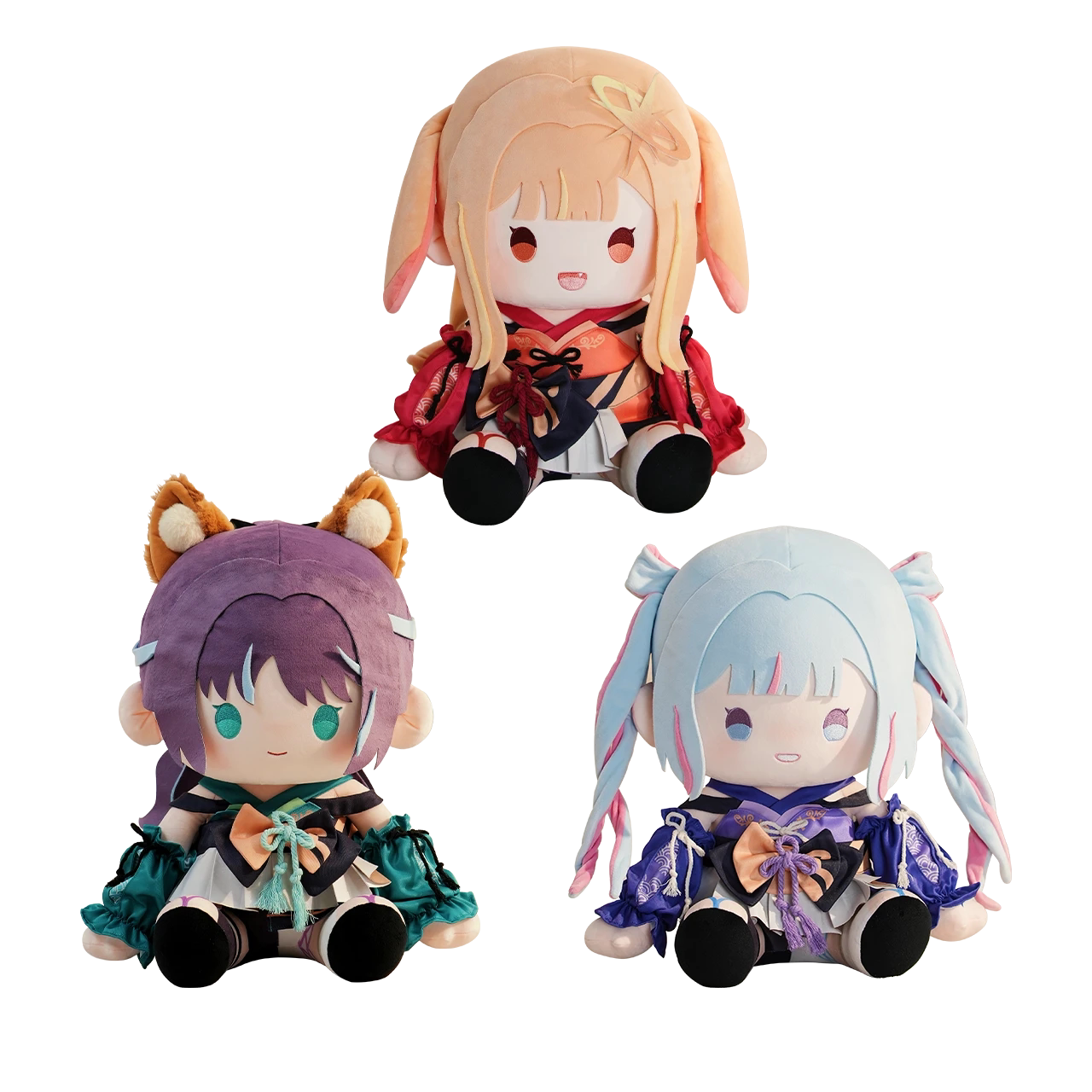 AET Kaguya-hime! Koisai Girl Series Seated Anime Plush Dolls