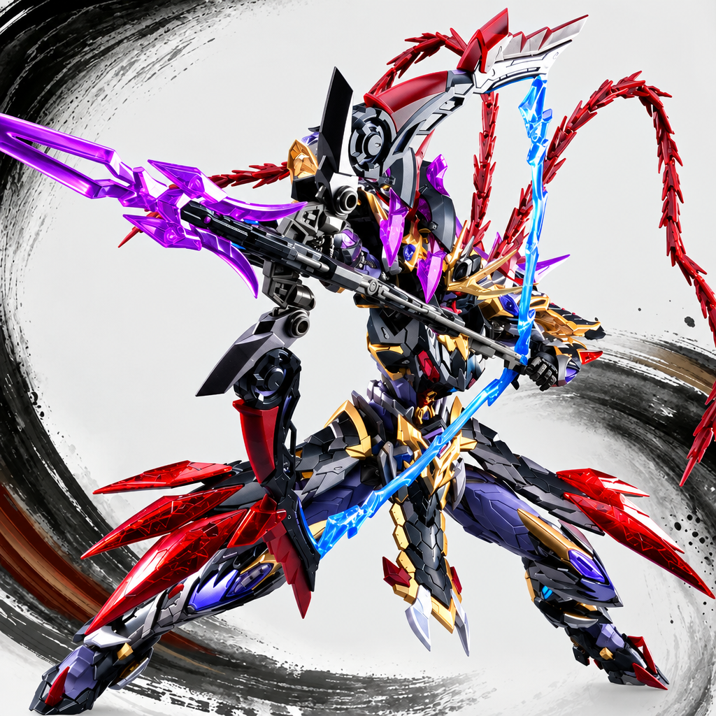 Motor Nuclear MNP-XH15 25.5cm Core Assembly Lü Bu National Mech Star Armor Soul General Legend Alloy Skeleton Model Gift Toy [In Stock]