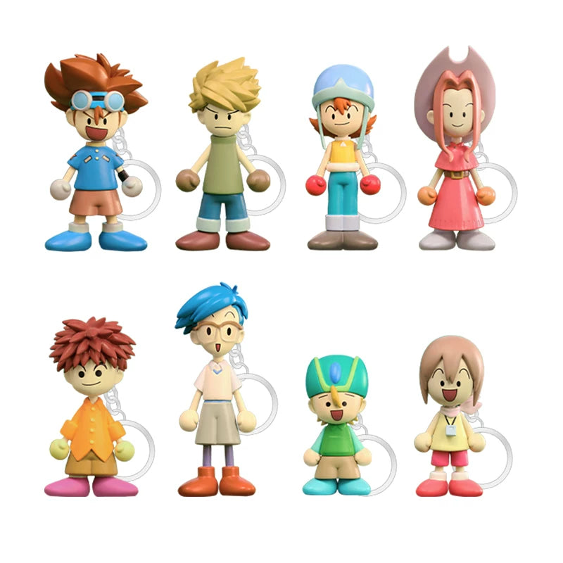 Toei Animation Digimon Doll Keychain ver Blind Box Genuine Cartoon Ornament Pendant Peripheral Gift