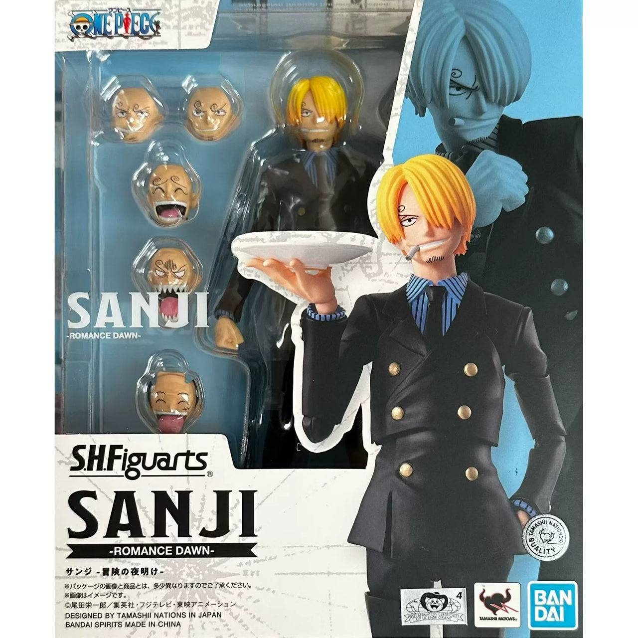 Bandai S.H.Figuarts Sanji Romance Dawn Figure