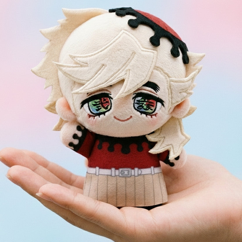 Demon Slayer Plush Keychain – Doma, Yoriichi, Kokushibo